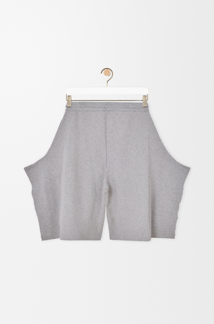 LOEWE Shorts in cotton Grey Melange