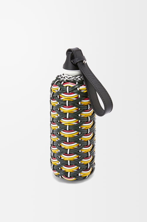 LOEWE BOTTLE In ALUMINIUM/CALF Green/Multicolor