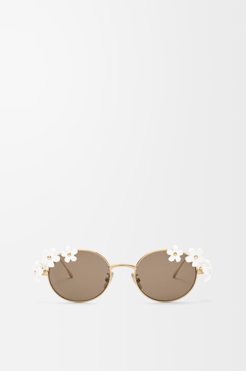 LOEWE Daisy Field sunglasses White
