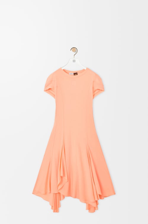 LOEWE Dress in cotton blend Light Orange