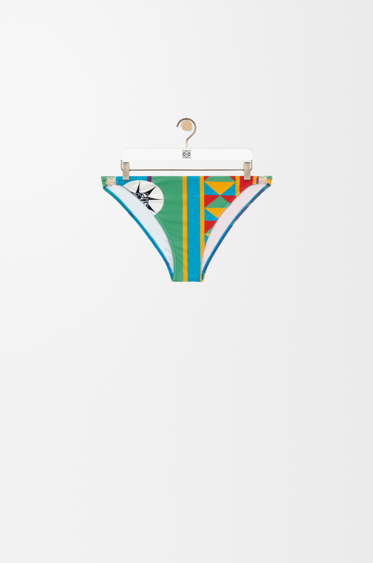 LOEWE Parte inferior de bikini en tejido técnico Multicolor