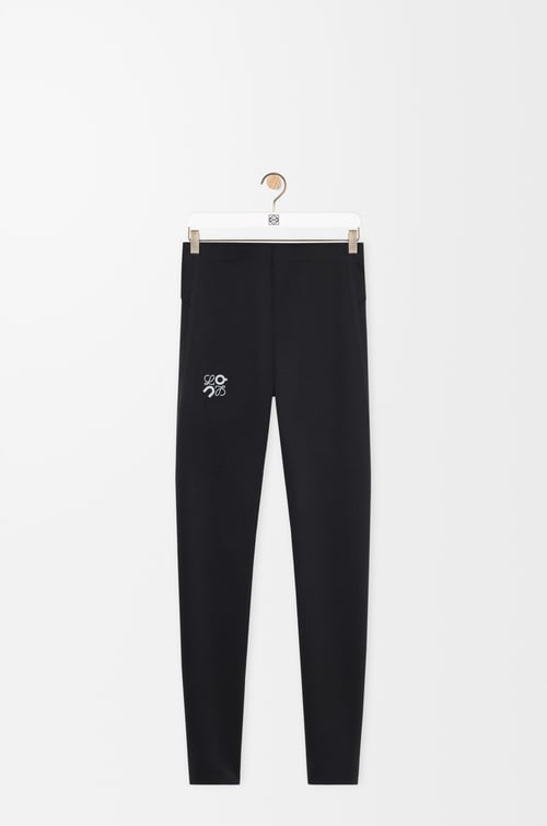 LOEWE Active tights in technical jersey Black