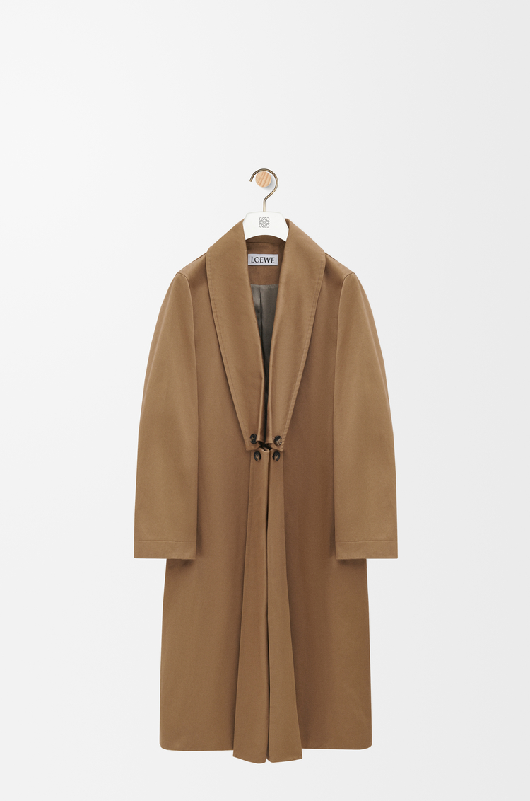 LOEWE Coat in cotton Beige