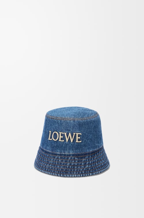 LOEWE LOEWE bucket hat in denim Denim Blue