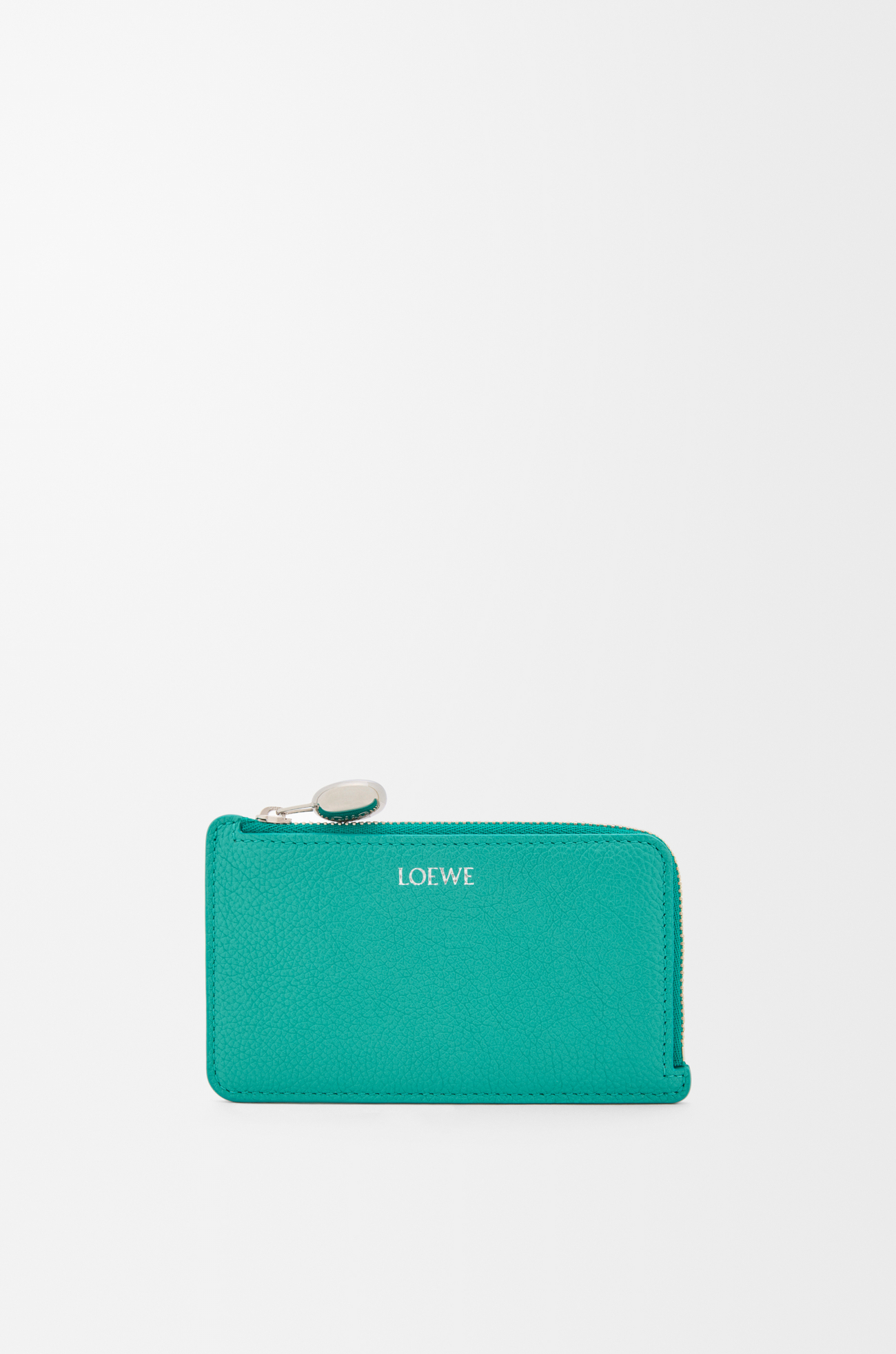LOEWE ペブル コインカードホルダー（ペブルグレインカーフ） アクアマリン