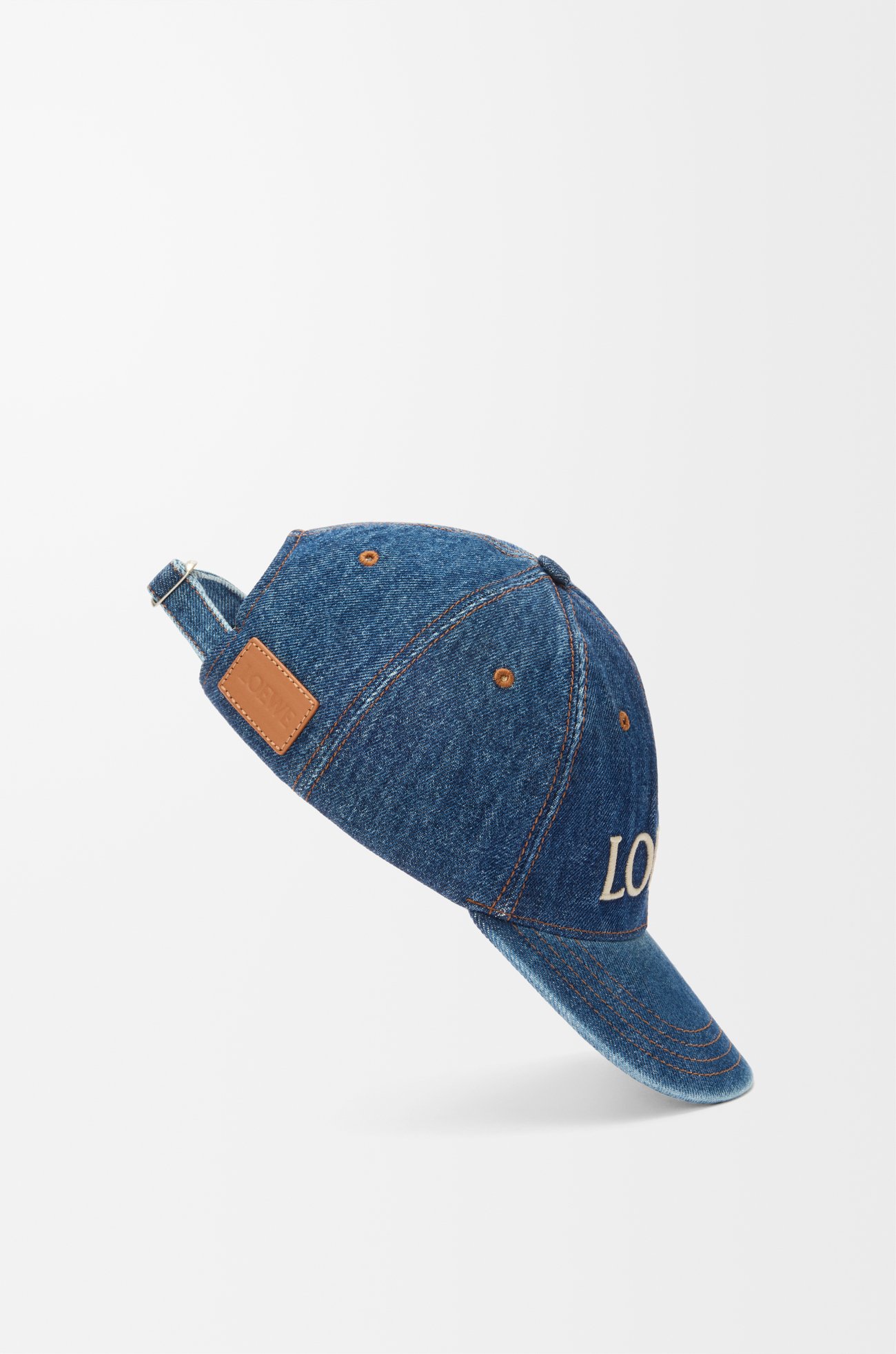 LOEWE LOEWE cap in denim Denim Blue