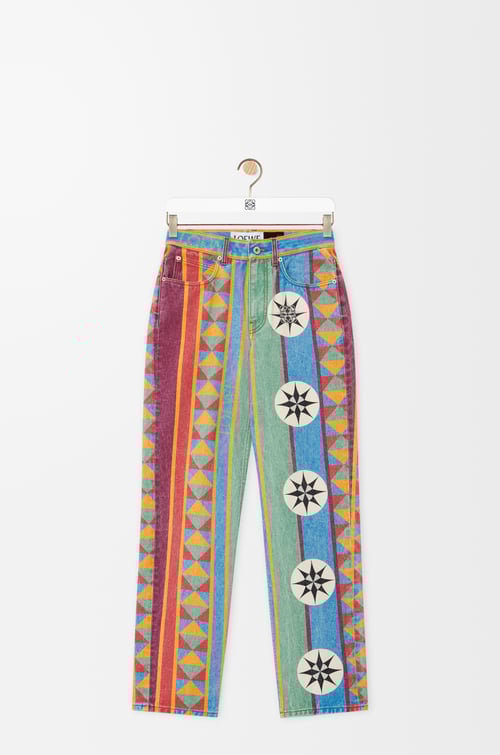 LOEWE Jeans in denim Multicolor