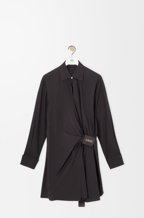 LOEWE Shirt dress in cotton Black