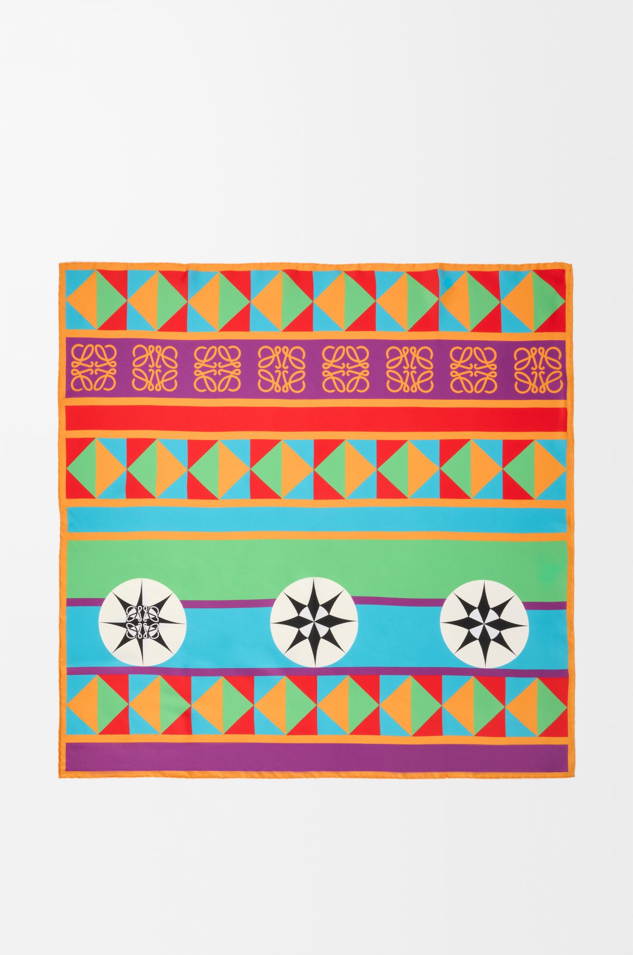 LOEWE Scarf in silk Multicolor