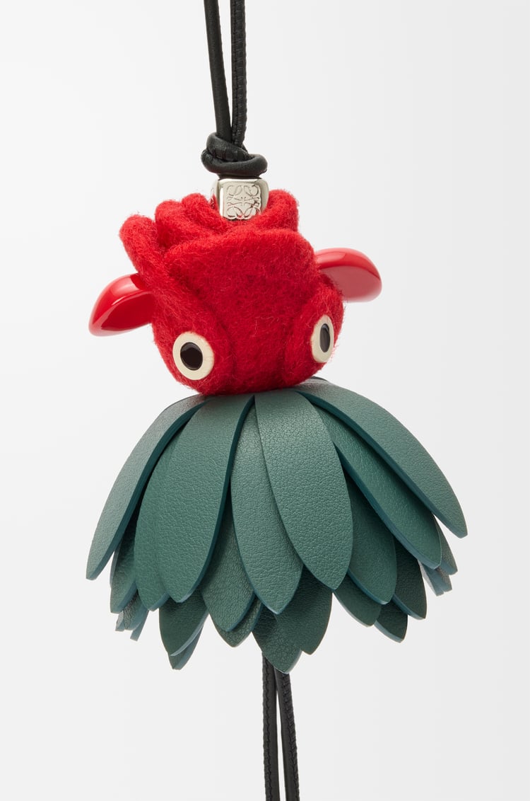 LOEWE Charm Rosita Puzz Negro/Rojo