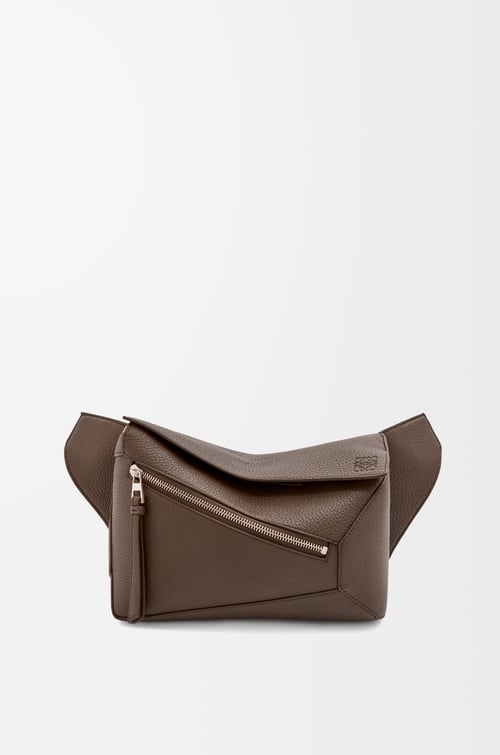 LOEWE パズル バムバッグ スモール（グレインカーフ） ダークシガー