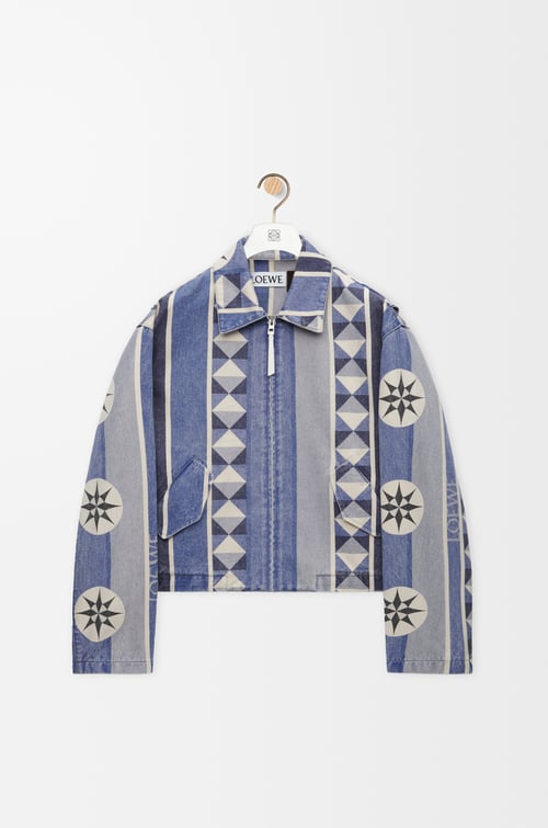 LOEWE Jacket in denim Blue/Multicolor