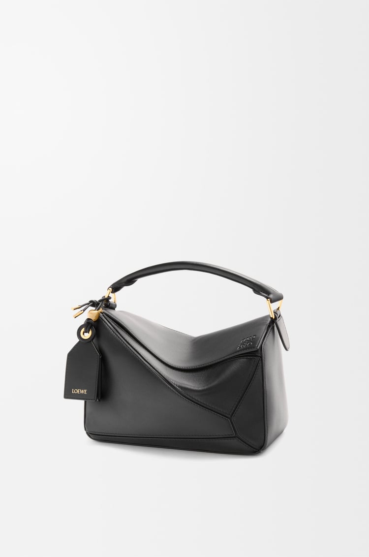 LOEWE フェザーライト パズルバッグ スモール（ナパラム） ブラック