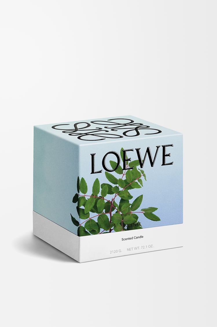 LOEWE Large Incense candle Dark Blue