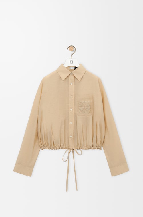 LOEWE Shirt in cotton blend Light Beige