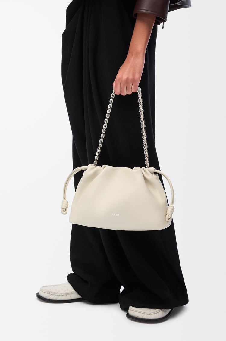 LOEWE Medium Flamenco purse in mellow nappa lambskin Sea Salt