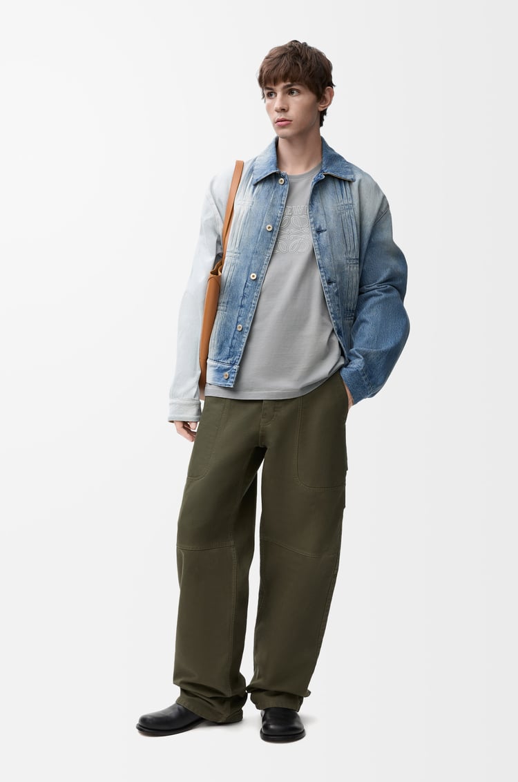 LOEWE Relaxed fit T-shirt in cotton Light Grey