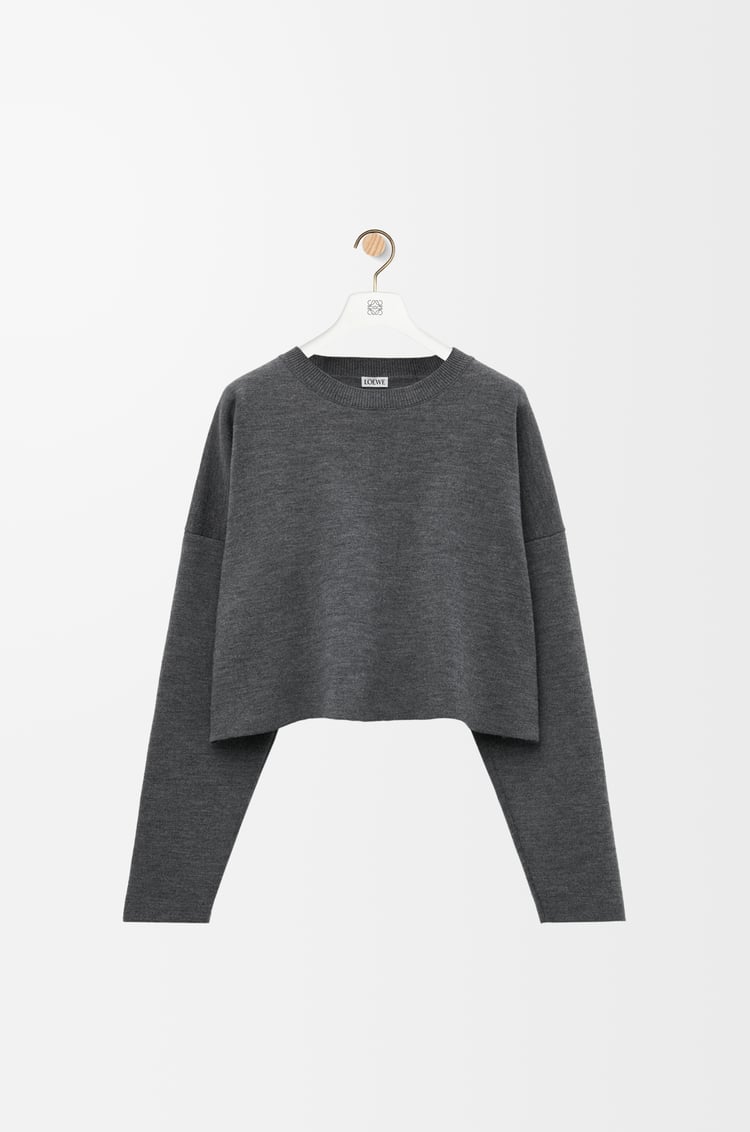 LOEWE 羊毛 Anagram 套頭衫 深灰色