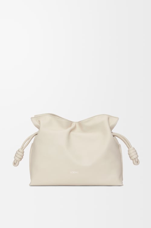 LOEWE Bolso Flamenco Clutch mediano en piel napa de ternera Sal Marina