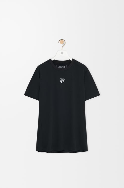 LOEWE Active T-shirt in technical jersey Black
