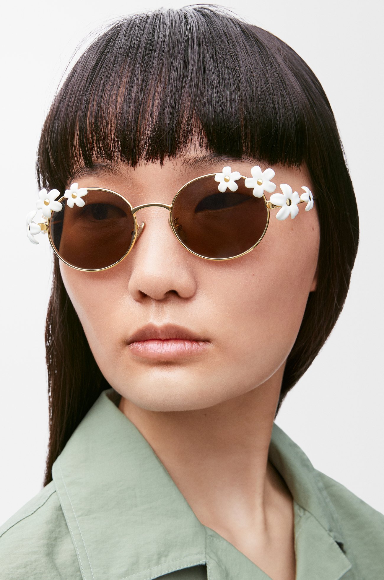 LOEWE Gafas de sol Daisy Field Blanco