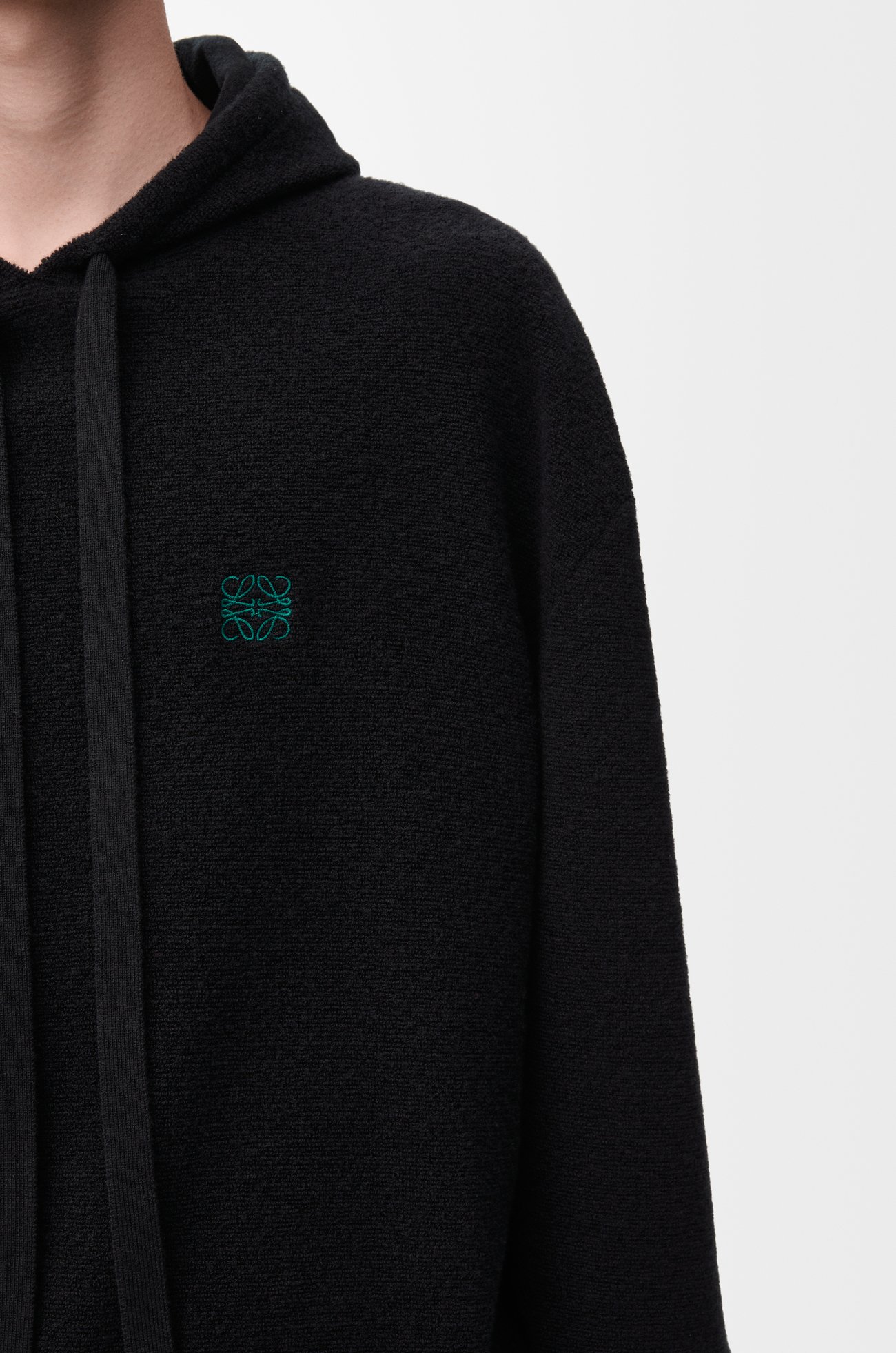 LOEWE Hoodie in wool Black