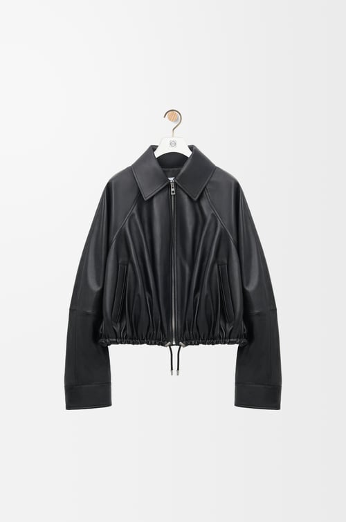 LOEWE Balloon jacket in nappa lambskin Black