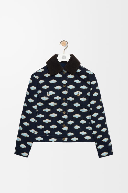 LOEWE Chaqueta en denim Azul Marino/Azul