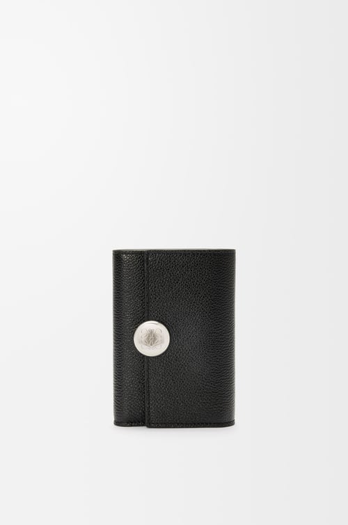 LOEWE ぺブル バーティカル ウォレット スモール（ペブルグレインカーフ） ブラック
